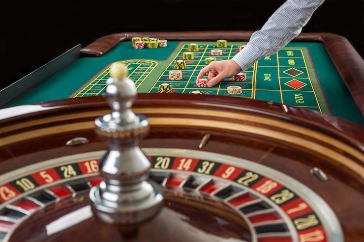 Live roulette table on login megasloto funded via LinkAja Deposit